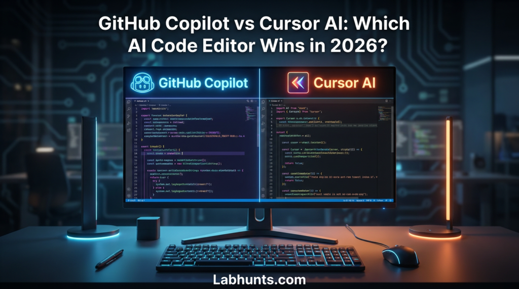 GitHub Copilot vs Cursor AI 2026 Comparison
